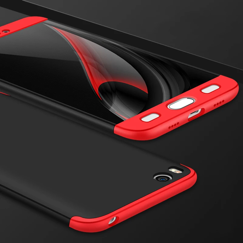 Чехол GKK для Xiaomi Mi5S Mi5 Mi6 модный армированный 360 чехол с полной защитой Mi 5 5s 6