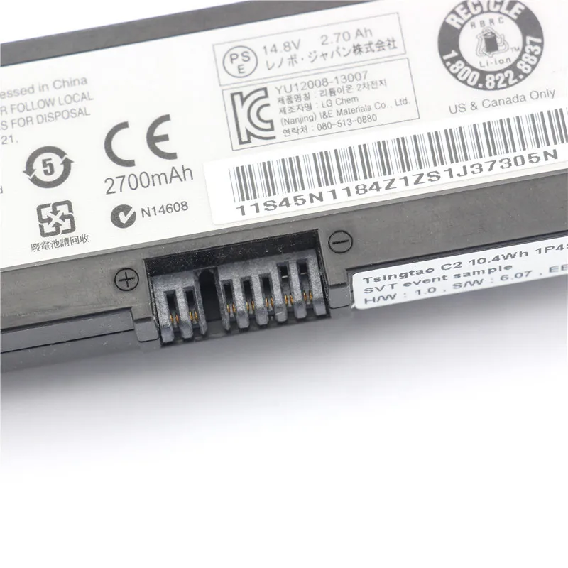Оригинальный аккумулятор для ноутбука Lenovo 45N1184 L12L4E55 L13M4A01 45N1185 14 8 в 2800 мАч|laptop battery
