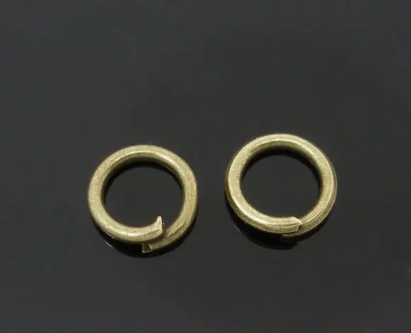 

Alloy Opened Jump Rings Round Antique Bronze 6mm( 2/8") Dia, 400 PCs new