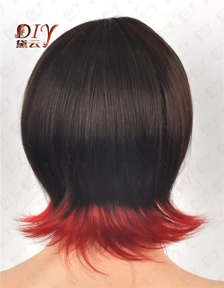 RH2817 бесплатная доставка Новый Multi-Color Короткие Естественная Прямая Леди короткий