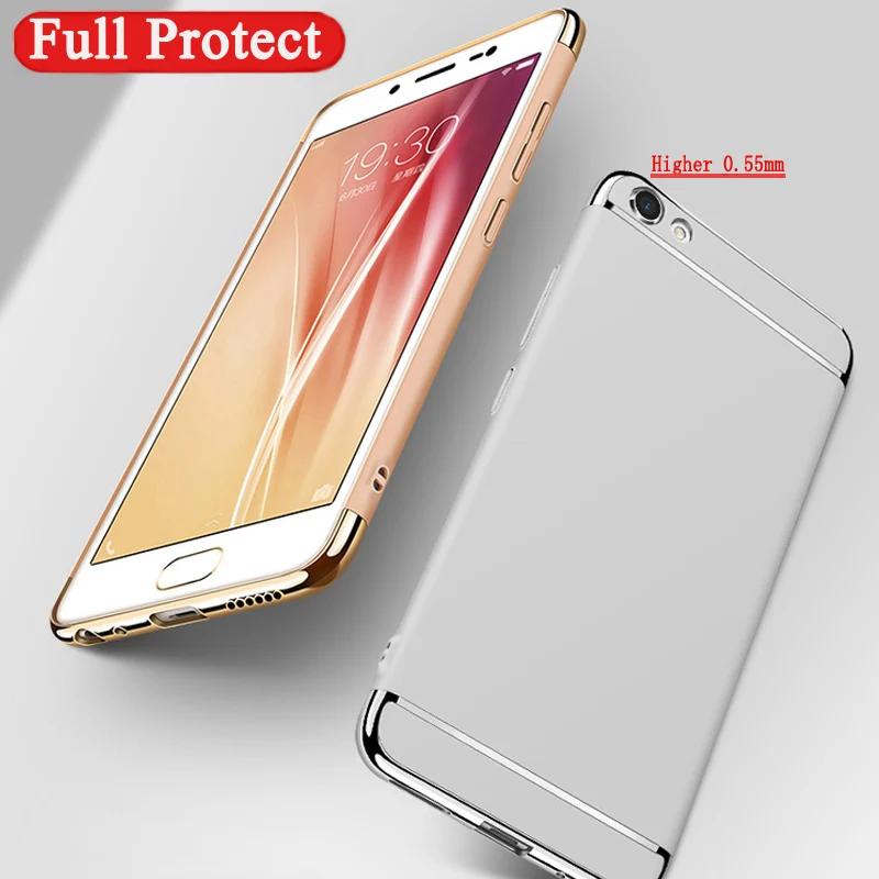 Роскошный чехол с золотым покрытием для BBK Vivo Y51 Y53 Y55 Y66 Y67 Y69 Y71 Y75 Y79 Y83 Y85