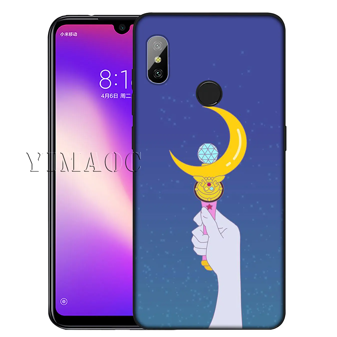 Мягкий силиконовый чехол YIMAOC с аниме Сейлор Мун для Xiaomi Redmi K30 K20 8A 7A 6A 5A S2 GO Note 8 8T 7 5 6