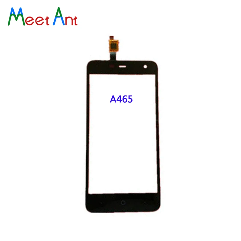Высокое качество 5," для zte Blade L4 Pro A465 и A475 сенсорный экран дигитайзер сенсор Передняя стеклянная панель объектива Черный Белый