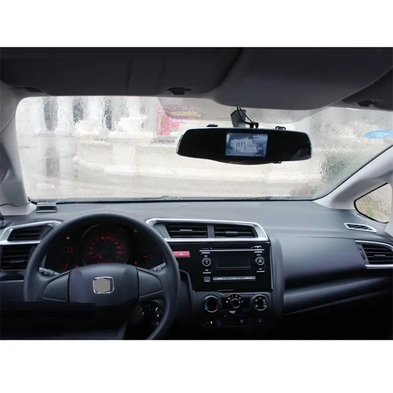 Car Auto Automovil Automobile Outlet Air Conditioner Interior Sticker Strip Protecter Mouldings 14 15 16 17 18 19 FOR Honda Fit |