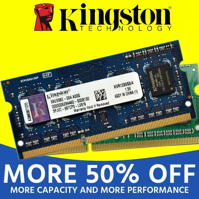 Оперативная память Kingston для ноутбука 10 шт. модуль памяти DDR2 800 PC2 6400S 1 ГБ 2 4 Гб