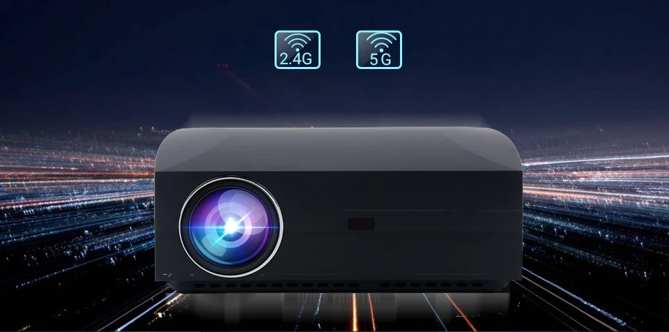 WZATCO F30 Full HD 1920x1080 Android 9,0 дополнительный светодиодный 3D проектор 5500 люмен wifi Bluetooth домашний кинотеатр проектор 4K