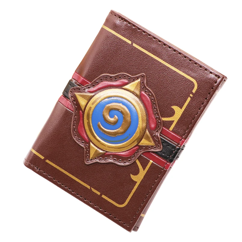 Мужской короткий кошелек персональный для любителей игр Hearthstone 3D логотип