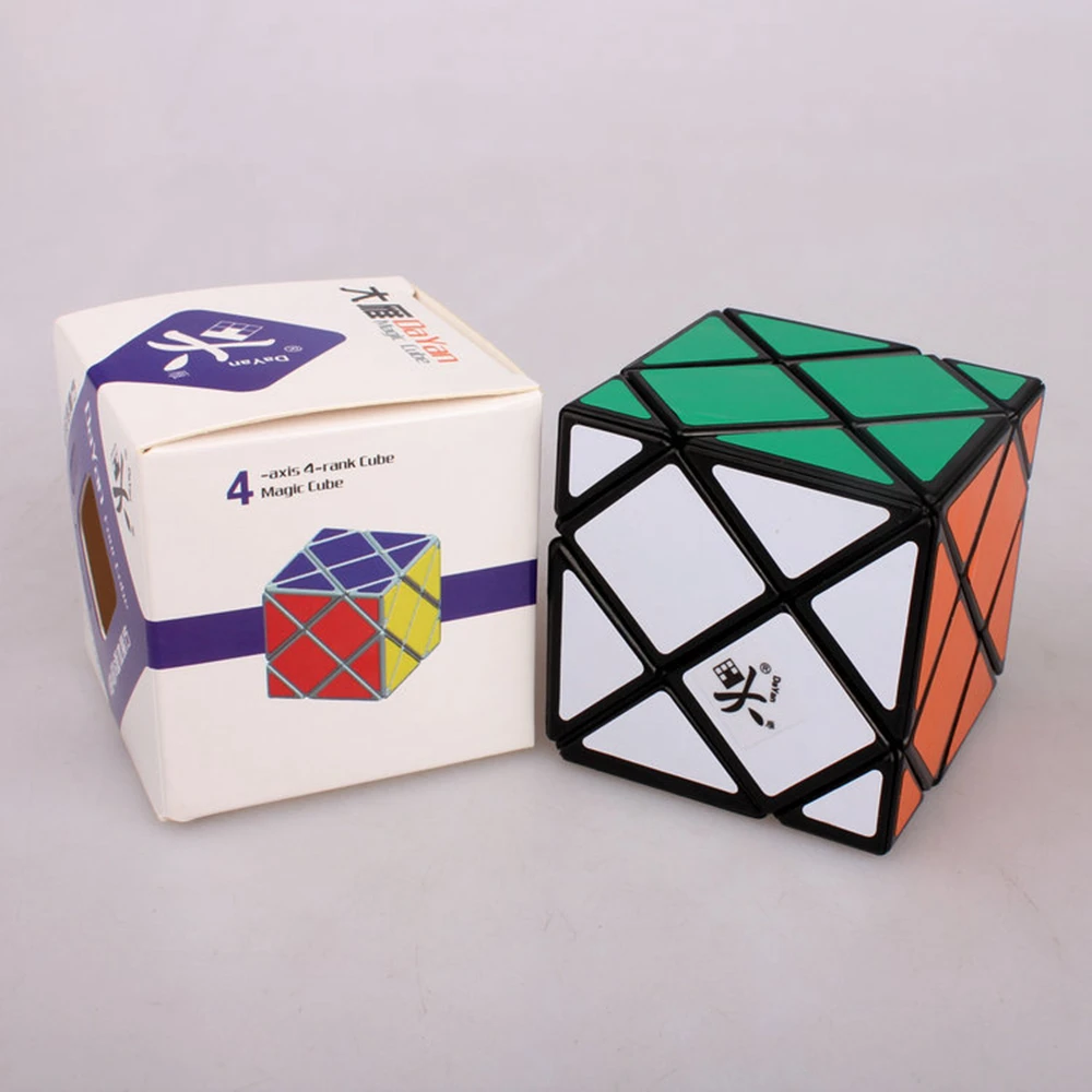 Бренд Dayan Four Dino Skew Magic Cube speed Puzzle 4-Axis 4-Rank Cubes Развивающие игрушки для детей