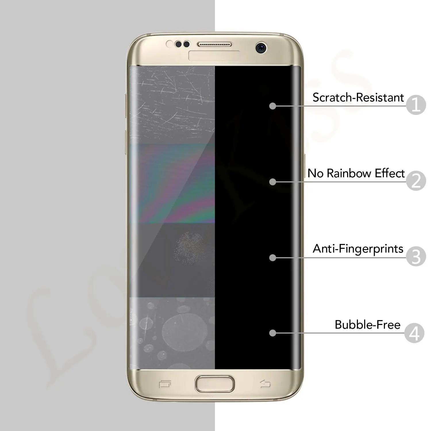 S6 S7 Edge S9 3D полное покрытие закаленное стекло пленка для Samsung Galaxy S8 Plus G950F G955F экран