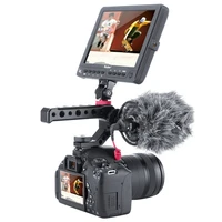 aluminum dslr top handle grip w cold shoe mount 14 38 for monitor microphone video light to sony a6400 6300 nikon canon