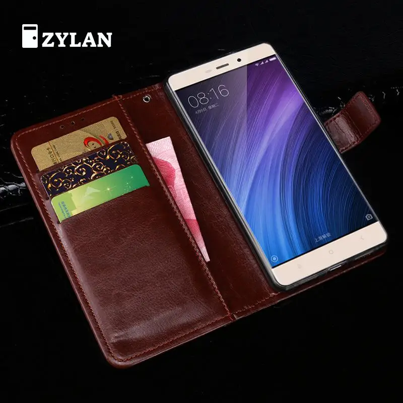 Новый чехол для телефона ZYLAN чехлы Xiaomi Redmi 4 Pro откидной кожаный бумажник 4Pro