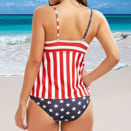 July Fourth Женский комплект бикини бандажный Пуш-Ап купальный костюм Монокини пуш-ап