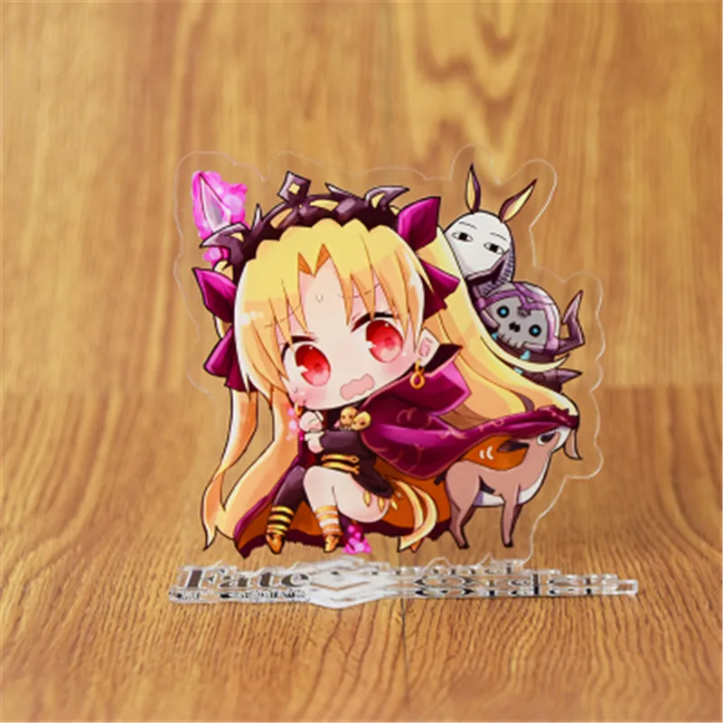C Аниме мультфильм Fate Grand Order FGO Saber акриловый брелок подставка фигурка Хэллоуин косплей стенд фигурка Рождественский подарок игрушка - Цвет: C