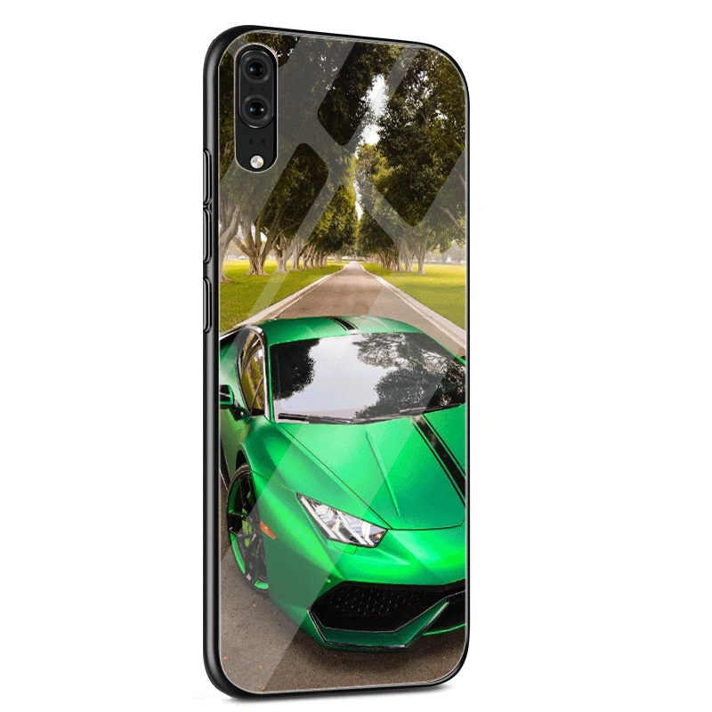 Чехол для спортивного автомобиля Desxz Lamborghini Huawei P10 P20 Lite Pro P Smart Mate 10 20 Y6 Y9 Honor 7A 8X 9 |