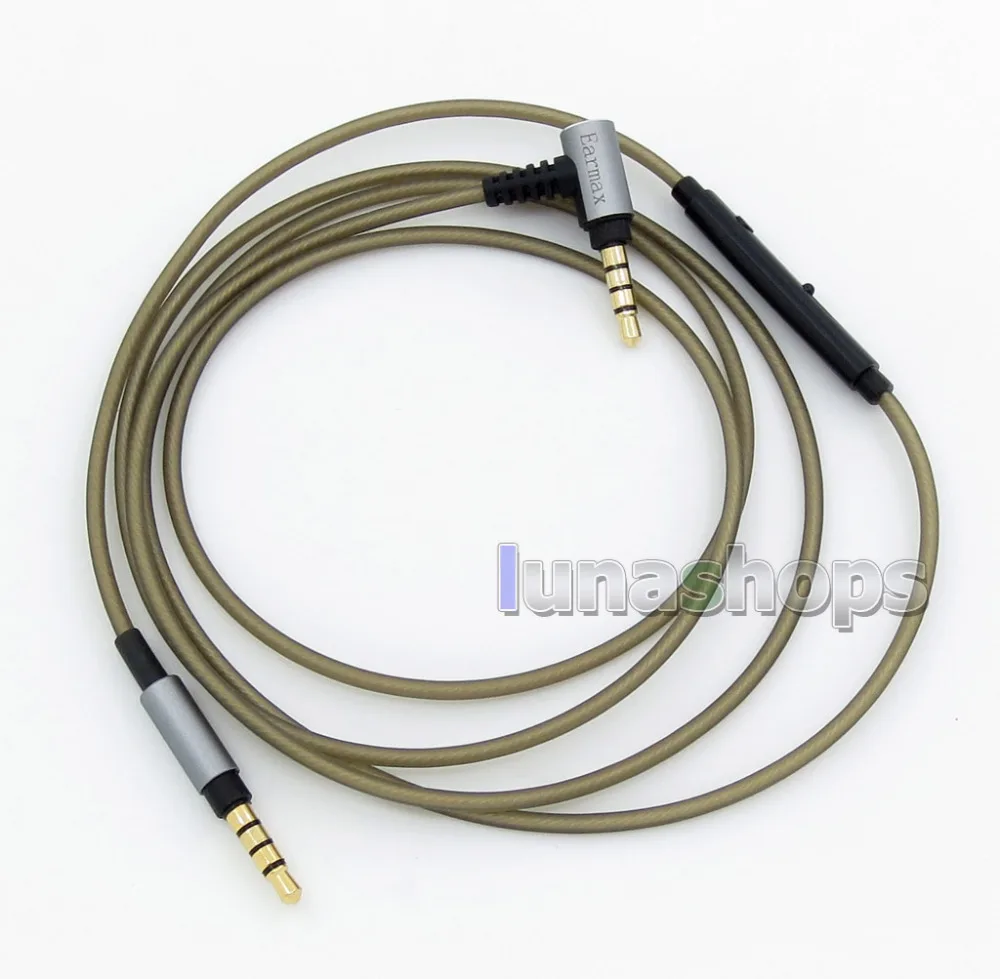 

Replacement upgrade Audio Sliver Cable With Mic Remote For MDR-1A MDR-1ADAC MDR1ABT 1R Headphone LN005682