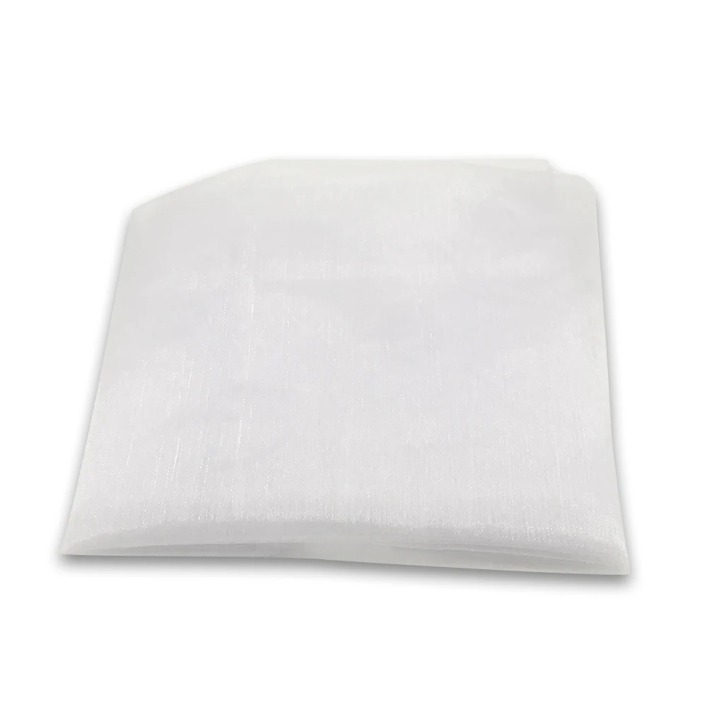 WHITE TULLMALL 48 см x 5 м Пряжа Ткань Кристалл Тюль органза чистая марля элемент ребенок день рождения DIY платье свадебные принадлежности - Цвет: WHITE