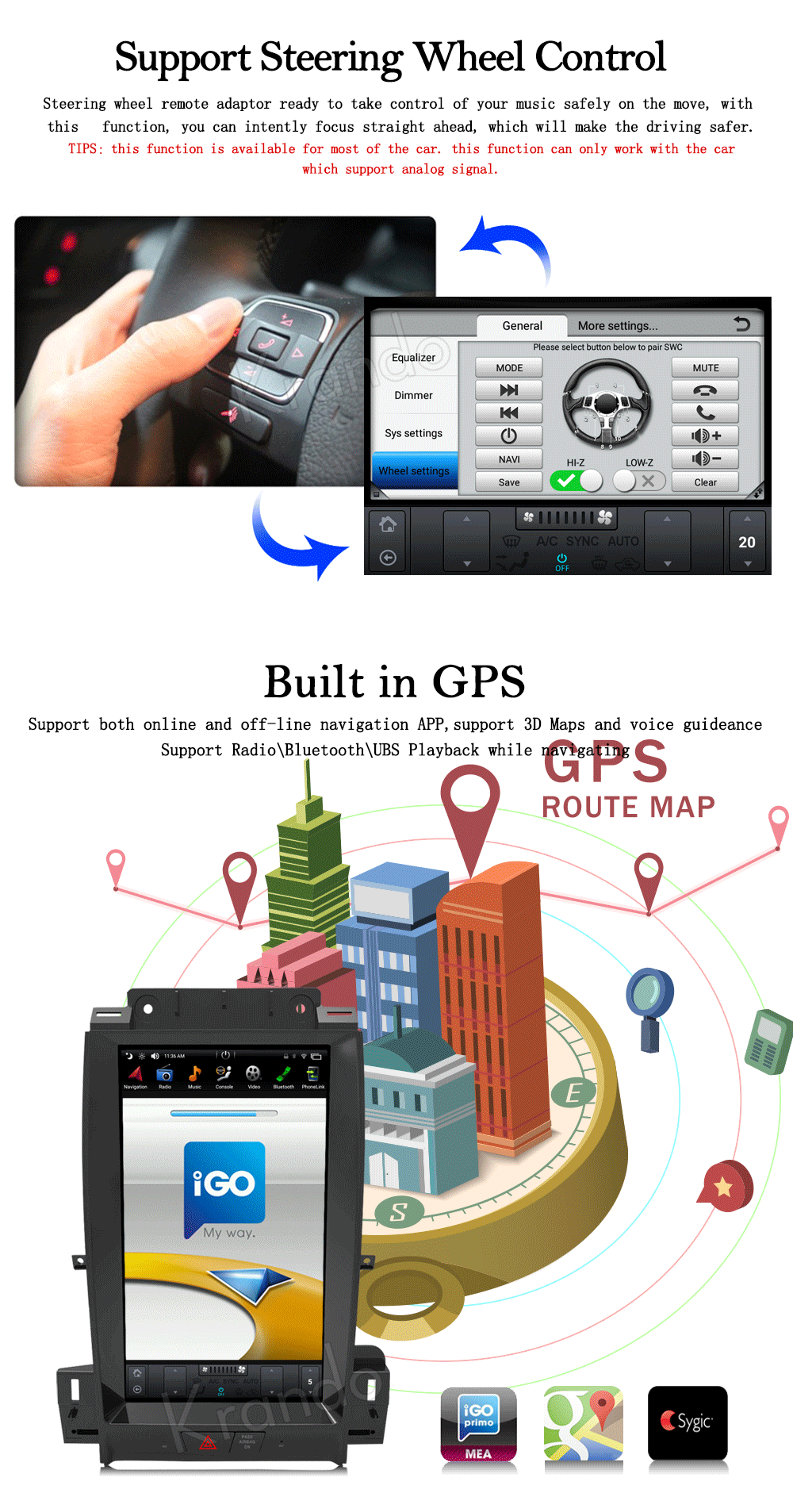 Krando автомобильный Радио плеер навигация gps для Ford aurus 2012- мультимедийная система Android 6,0 13," Tesla вертикальный экран wifi