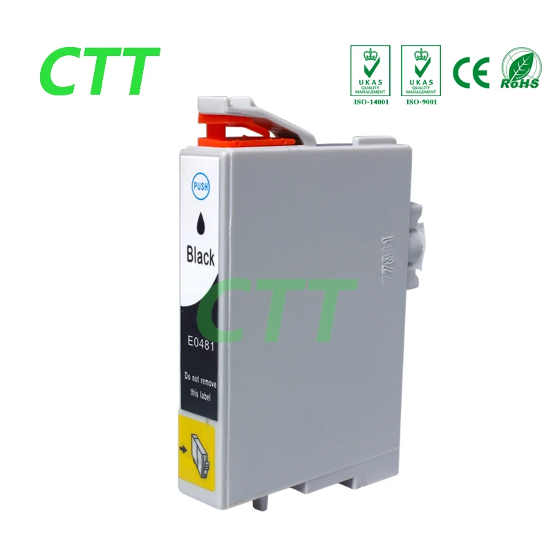 6 шт. совместимый для T0481 T0486 Epson Stylus Photo R200 R220 R300 R300M R320 R340 RX500 RX600 RX620 с чип |