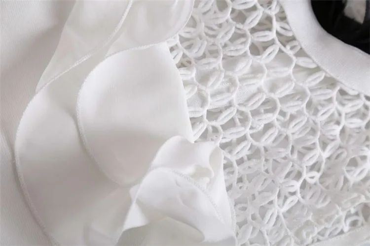 Женское мини-платье с открытой спиной элегантное пикантное кружевное платье