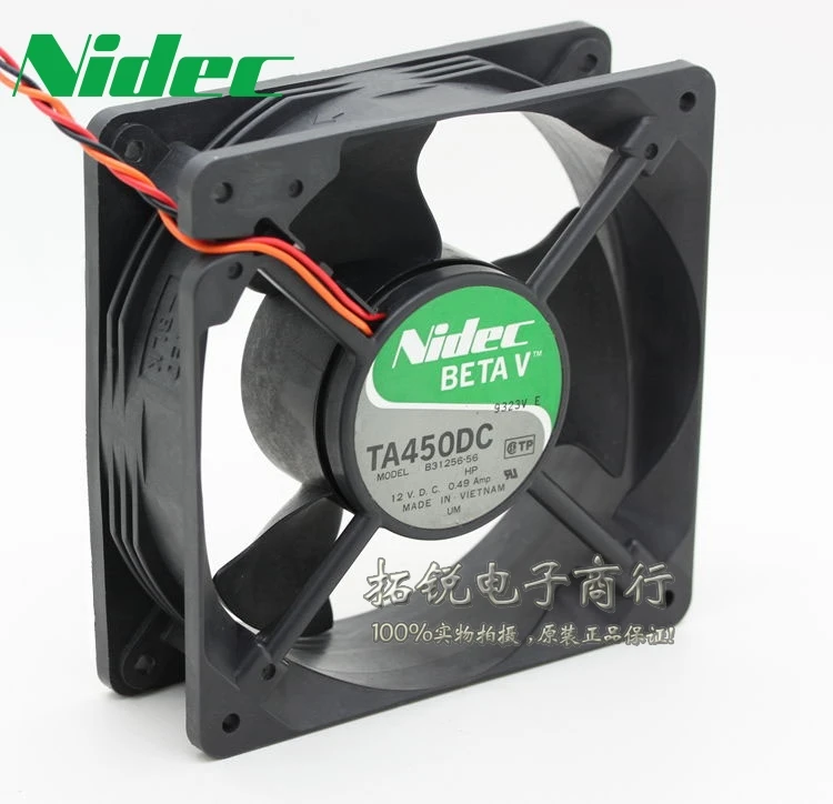 Новый оригинальный ветровой охлаждающий вентилятор Nidec TA450DC B31256 56 12038 12 см 120 мм в А