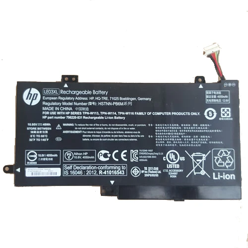 10,95 в 48wh LE03XL Аккумулятор для ноутбука HP Envy x360 m6-w010dx m6-w101dx M6-W102Dx m6-w103dx 796220-541 LE03