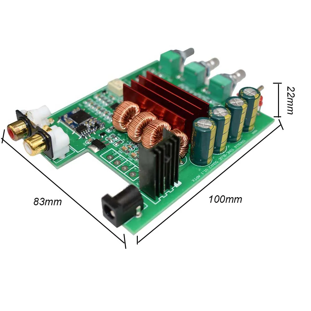 Lusya Bluetooth 5 0 TPA3116D2 2 стерео канальный цифровой аудио усилитель мощности доска 50 Вт *