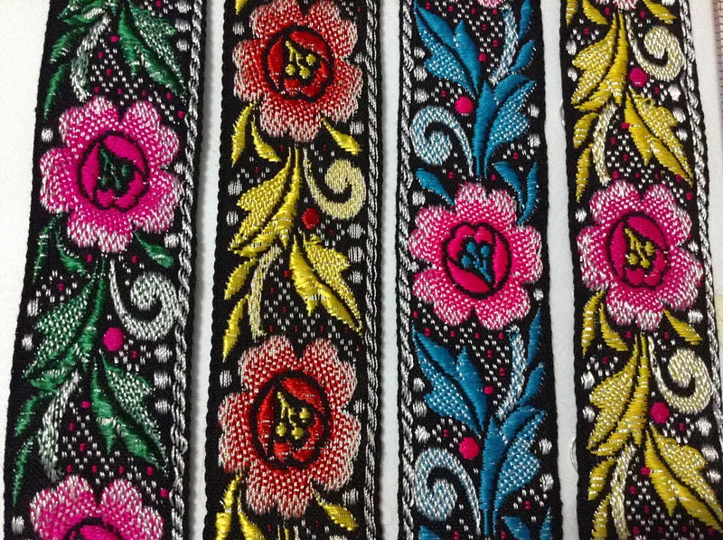 2 8 см в национальном стиле однолицевая окрашенная пряжа жаккардовая лента