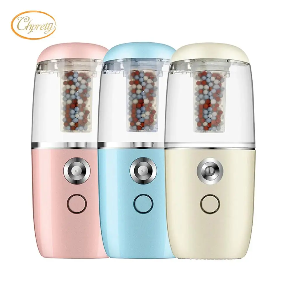 Нано прибор для паровой бани лица портативный usb распылитель очистки тумана