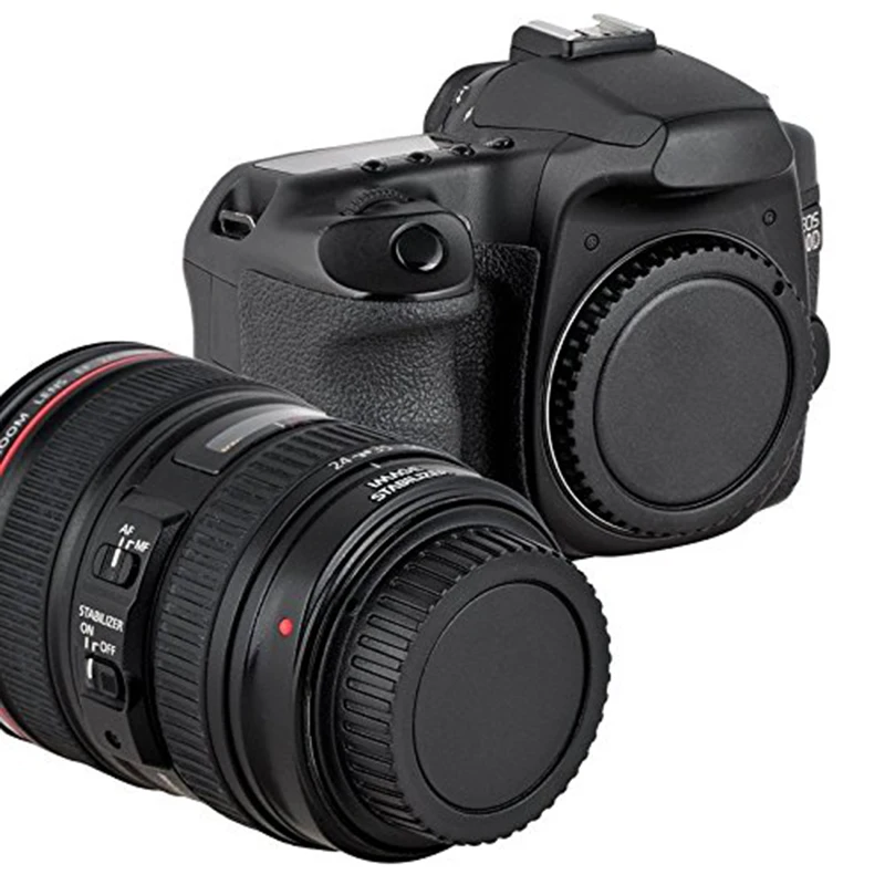 Just Now 2 шт. Крышка корпуса камеры и Задняя крышка объектива Canon для камер EOS Mark III IV 7D