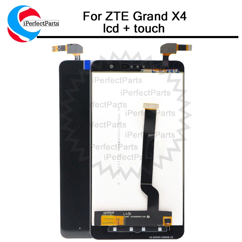 Для ZTE Grand X 4X4 Z956 Z957 ЖК экран с дигитайзером Сенсорная панель черный + инструменты 5