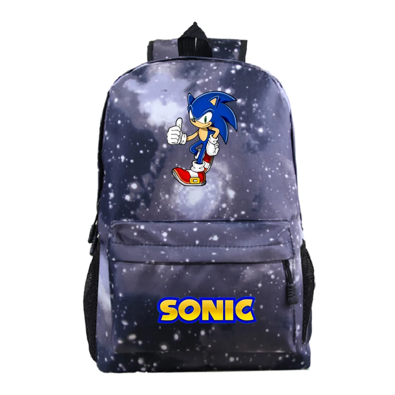 30 Sonic рюкзак, школьные сумки, модный шаблон, для студентов, для мальчиков и девочек, рюкзак для мужчин и женщин, рюкзак для ноутбука - Цвет: 30