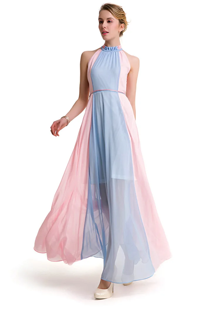 Женское шифоновое платье облегающее большого размера до щиколотки 2019 | Женская