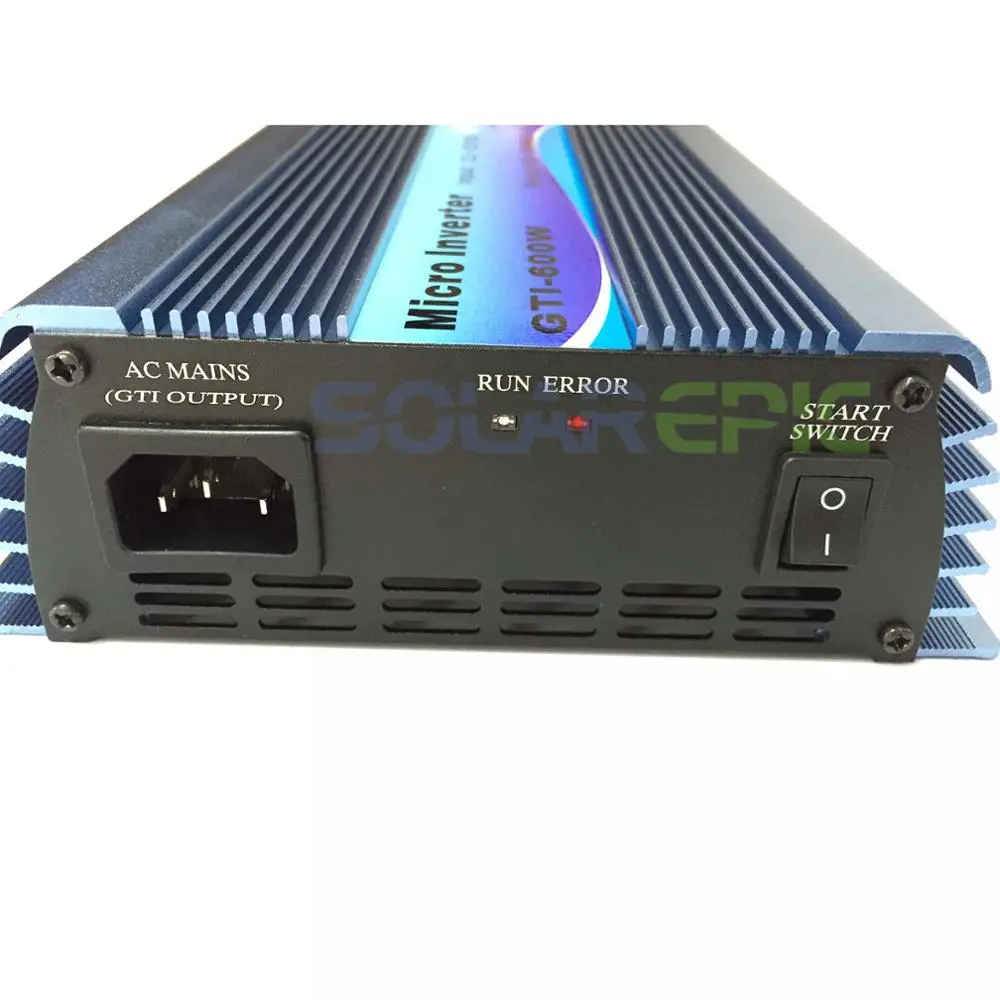 600 Вт Сетка галстук инвертор DC11V-31V к AC110V или 220 В MPPT чистая синусоида подходит для 18