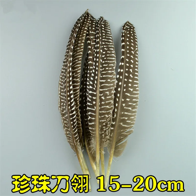 15-20 CM Натуральные перья фазана, курицы, петух, перья павлина, сделай сам, Декор, перья для рукоделия, ювелирные изделия, аксессуары, свадебное украшение - Цвет: 15-20 CM