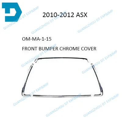 chrome Хромированная решетка для OUTLANDER SPORT bumper net для ASX rvr 2010-2012 6402a218 6402a217 6400c961 6400c962 6400c963 - Испускаемый цвет: chrome