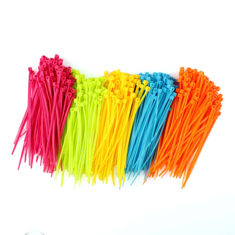 hoored 9.0x400-900mm 100pcs Full Sizes CE / ROSH Nylon 66 Colorful Plastic Self Locking flexible Wire Cable Zip | Обустройство дома