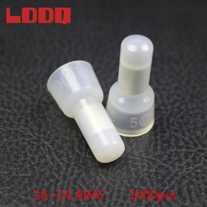 LDDQ 1000 шт. закрытые обжимные колпачки 16-14AWG проводной разъем клеммы Автомобильная
