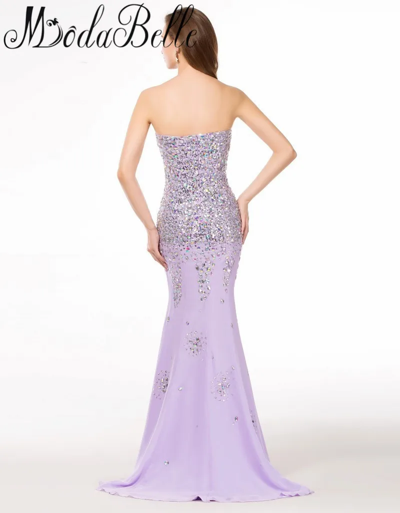 

Modabelle Ballkleider Mermaid Long Dress Prom 2017 Luxury Beaded Prom Dresses Bling Slit Summer Party Dress Formal Evening Gowns