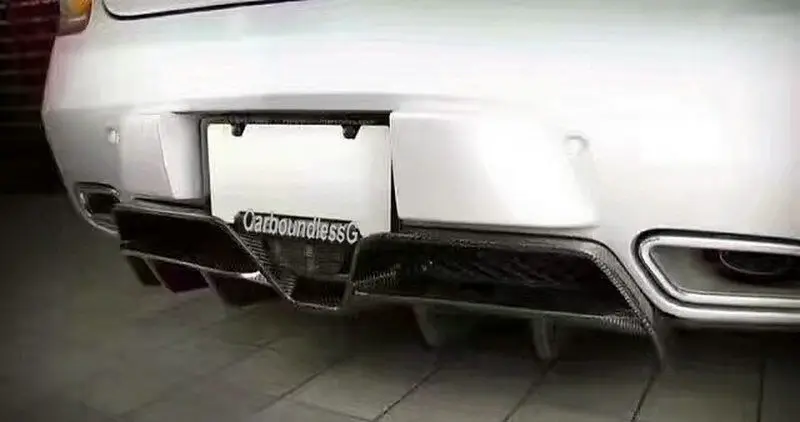 Стиль renntech углеродное волокно задний бампер спойлер, диффузор для Mercedes BENZ SLS R197 AMG 2011 2012 2013 тюнинг-пакет