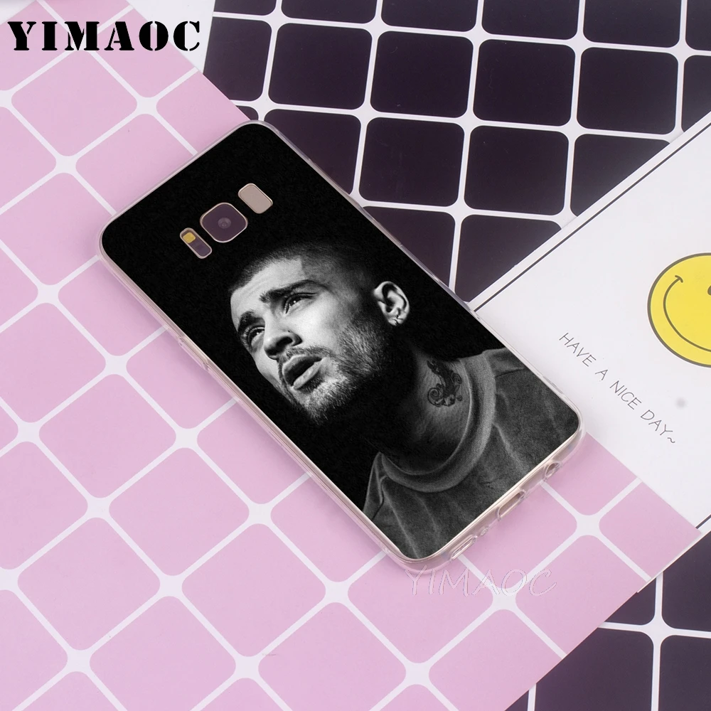 Мягкий ТПУ чехол YIMAOC Zayn malik для Galaxy j3 j5 j6 j7 A5 2016 2017 A6 A9 2018 Note 8 9 S7 edge S8 S9 S10 Plus S10e |