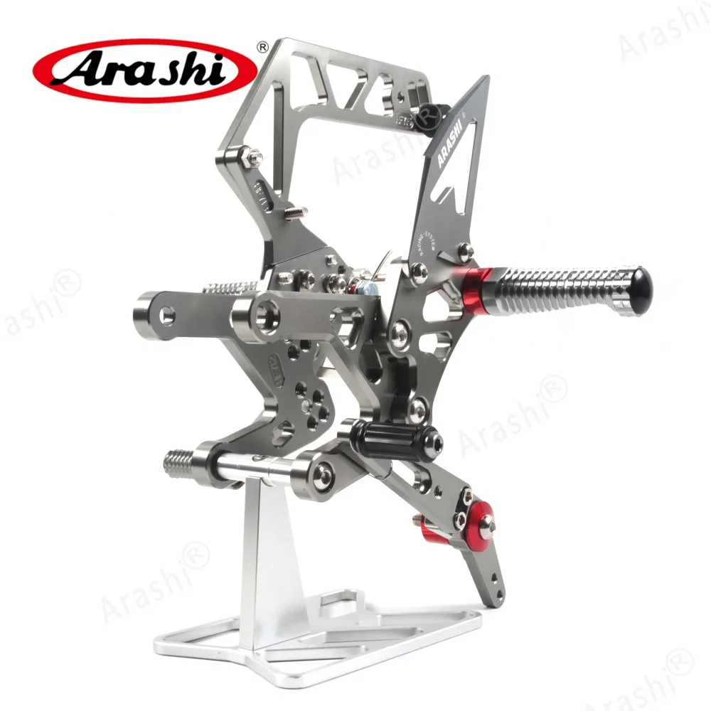 Arashi 1 Набор для YAMAHA YZF R1 ЧПУ Регулируемые подножки для ног Rider задние наборы Rearset R1M R1S RN32
