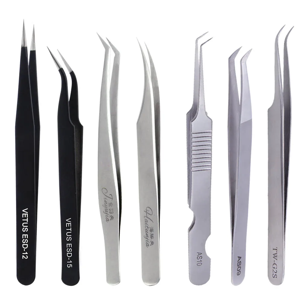  Магнитная ресница расширения нержавеющая сталь tweezers отдельных Пинцет для