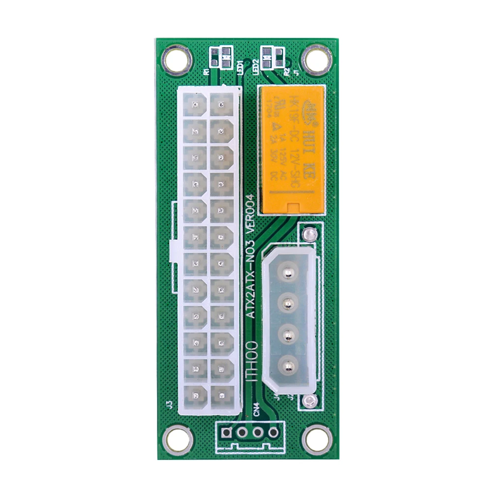 CHIPAL Dual PSU Adapter 4Pin to 24Pin Sync Synchronous Starter ADD2PSU Card ATX Power Supply for Bitcoin Litecoin Miner Mining |