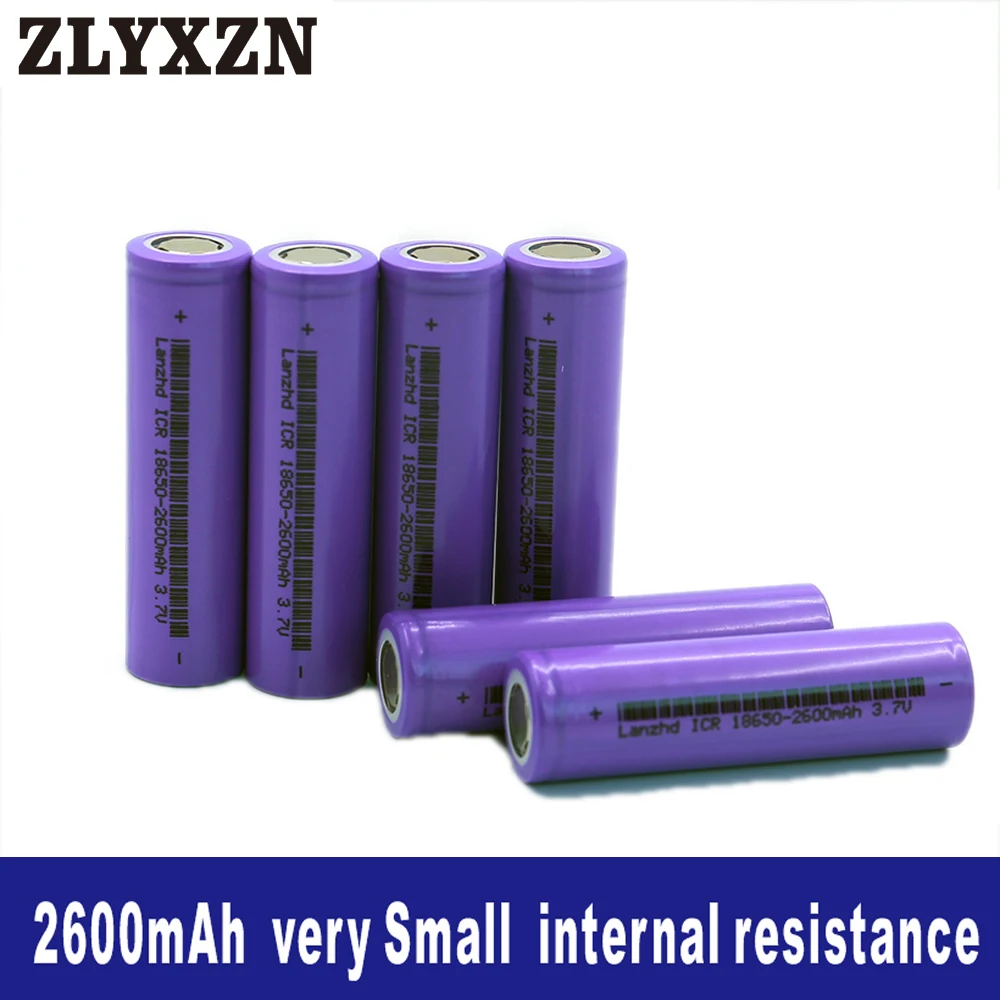 8 40 шт 18650 литий ионная 3 7 v батарея 2600 mAh 26f литиевые батареи для ноутбука игрушки