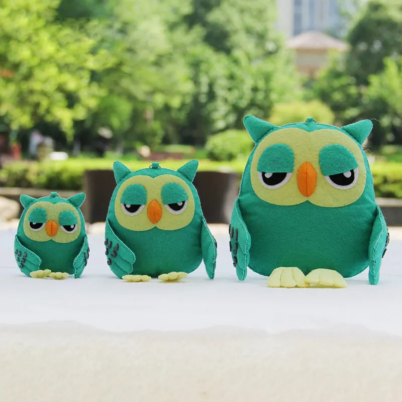 Милая Сова Семья фетр Сделай Сам Набор для рукоделия кукла Ручная работа швейная