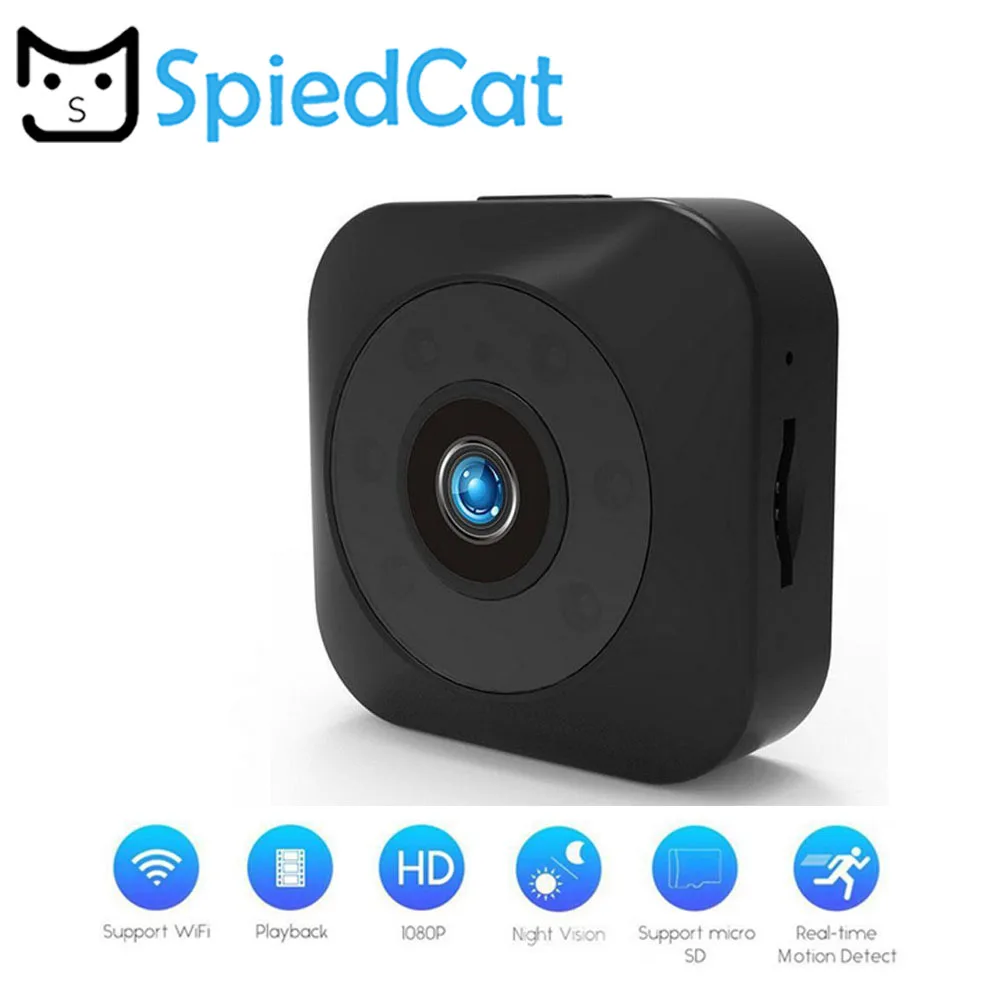 Full HD Mini Камера WiFi инфракрасная смарт-камера Ночное видение Спорт цифровых Micro Cam