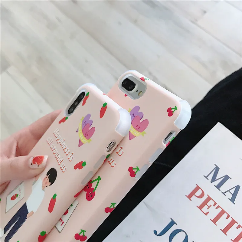 Для мальчиков и девочек акрил Жесткий Чехол для iphone 8 плюс 7 plus чехол телефона 6 S 6s