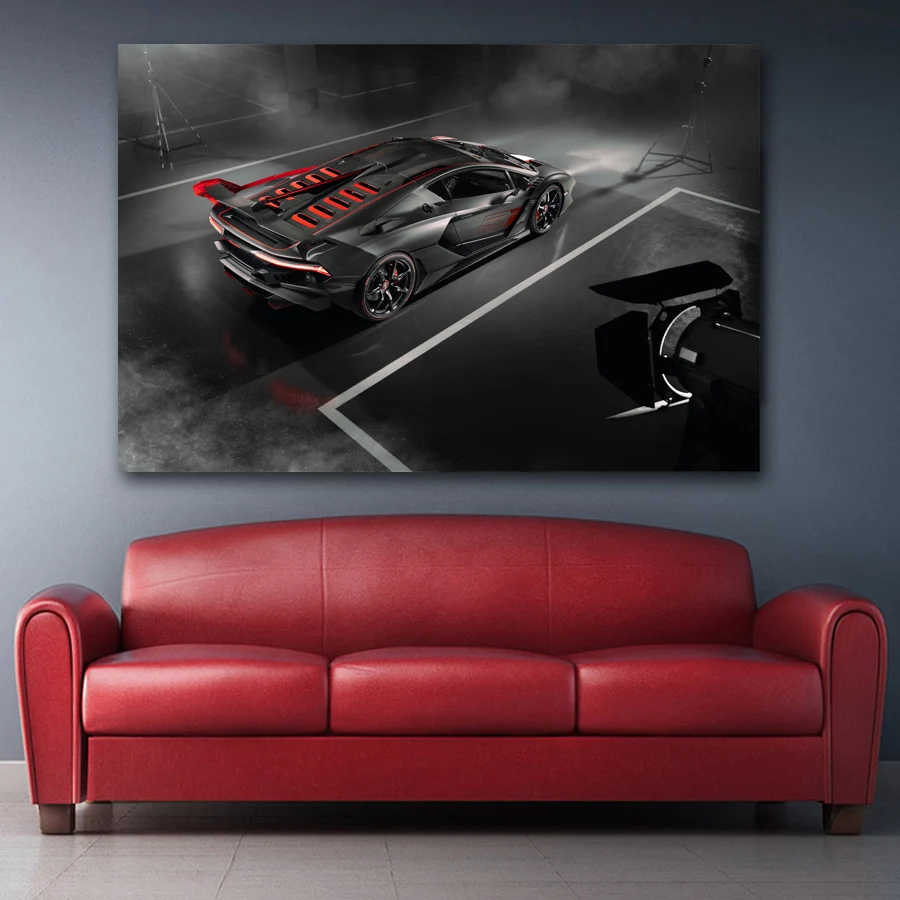 Обои Lambor Aventador Супер спортивный автомобиль Плакаты и художественная печать на