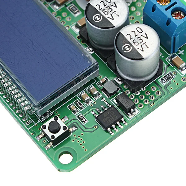 7A DC 60V Регулируемый понижающий модуль питания напряжение тока ЖК дисплей