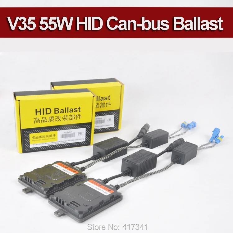 55 Вт V35 HID ксеноновый балласт с Canbus Ошибка Cancellor/декодер функция стабильное